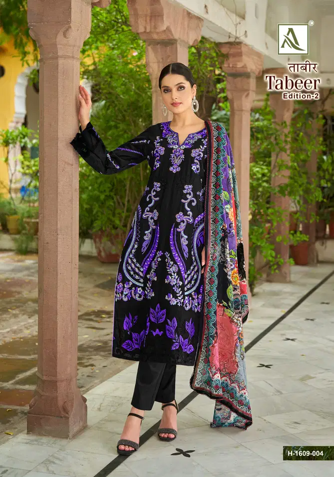 Tabeer 2 By Alok Suit Pakistani Print Embroidery Dress Material Wholesale Online
